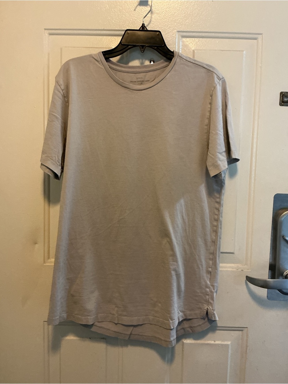 Men’s Crew Neck Short Sleeve Tee - Light Taupe